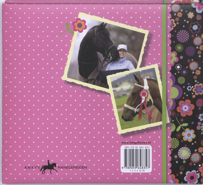 Achterkant van Mijn manege vriendinnenboek