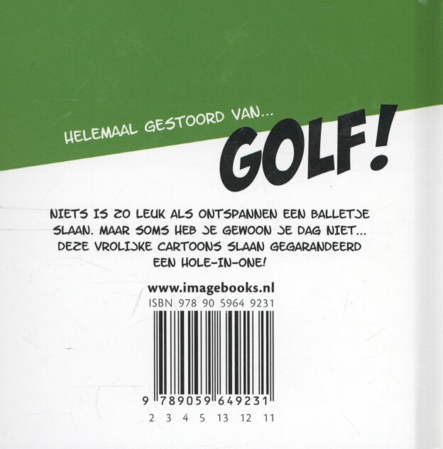 Achterkant van Helemaal gestoord van ... Golf