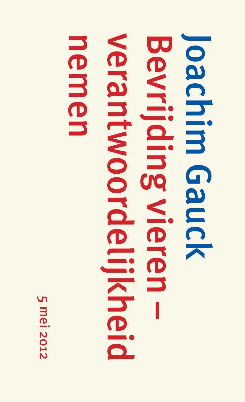 Achterkant van Daden van licht kaliber ; Bevrijding vieren - verantwoordelijkheid nemen (set 5 EX.)