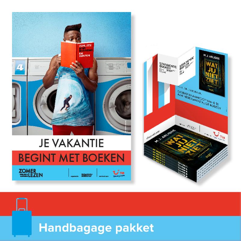 Achterkant van Pakket Handbagage (Spannende Boeken Weken 2020)