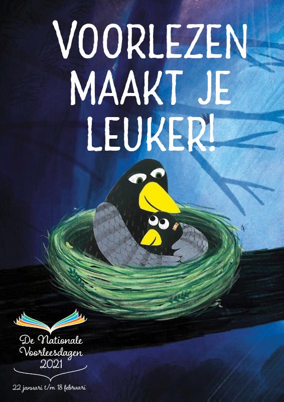 Achterkant van De Nationale Voorleesdagen School Lespakket 2021