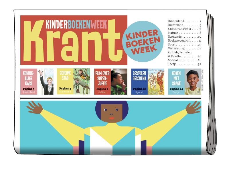 Achterkant van Set 50 Kinderboekenweekkranten 2020