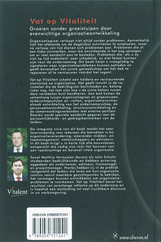 Achterkant van Vat op Vitaliteit