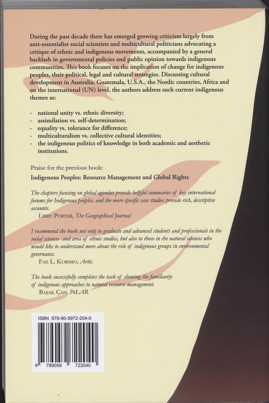 Achterkant van Indigenous Peoples