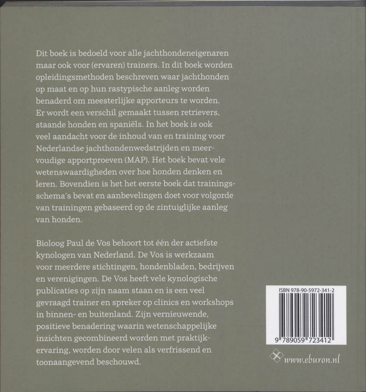 Achterkant van Apporteren
