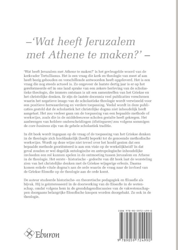 Achterkant van Jeruzalem en Athene