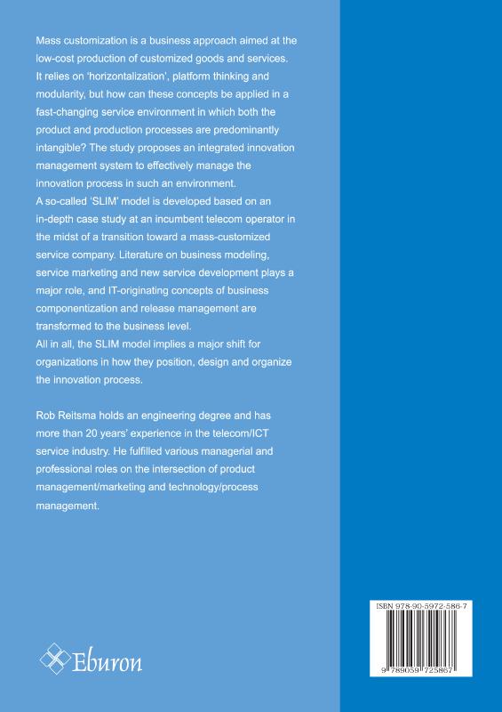 Achterkant van Innovating mass-customized service