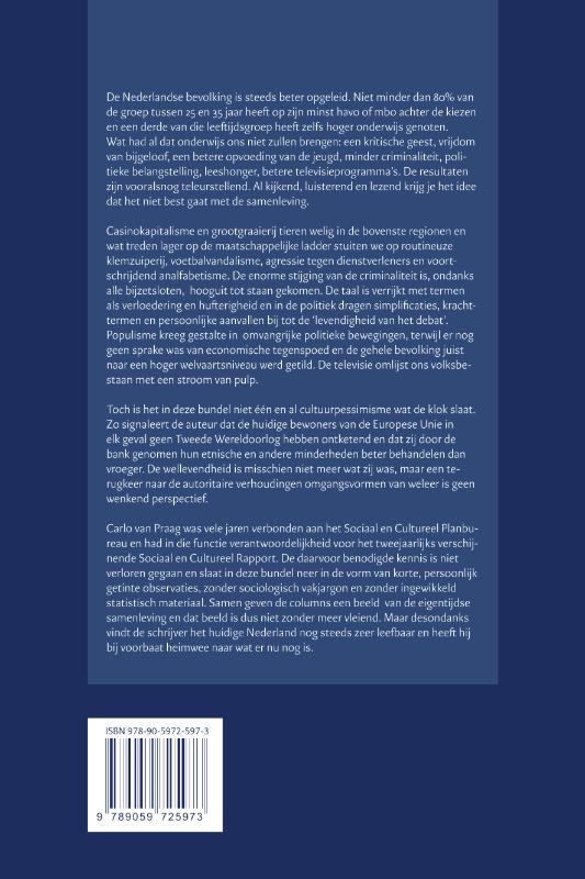 Achterkant van Heimwee naar het heden
