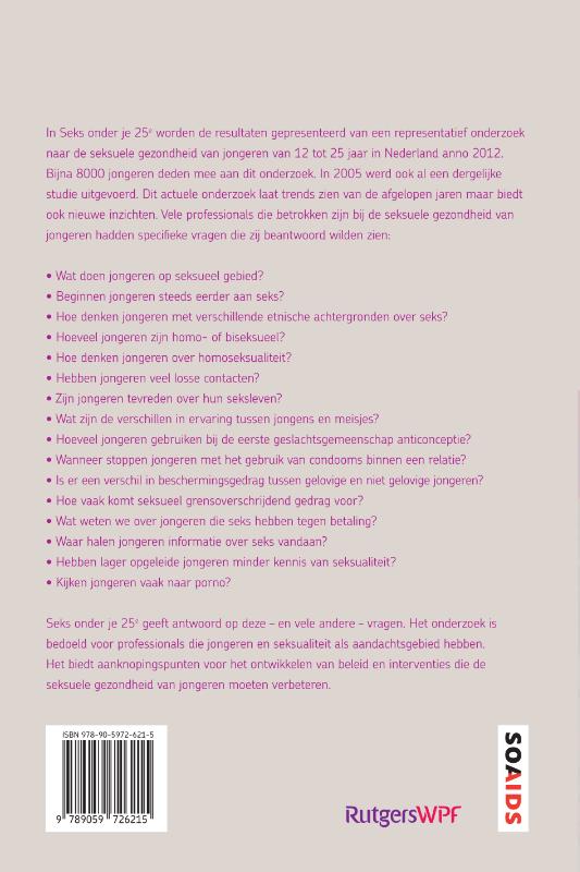 Achterkant van Seks onder je 25e