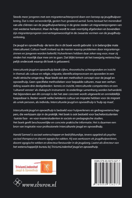 Achterkant van Interculturele jeugd en opvoedhulp