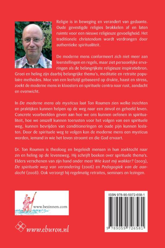 Achterkant van De moderne mens als mysticus