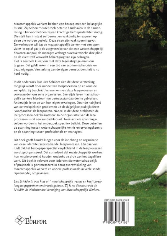 Achterkant van Leren dat maatschappelijk werkt