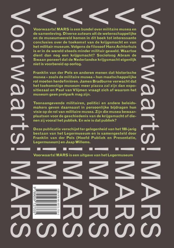 Achterkant van Voorwaarts! mars
