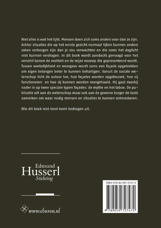 Achterkant van De facademaatschappij