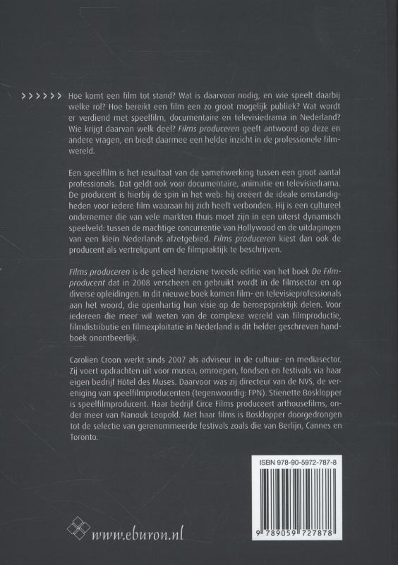 Achterkant van Films produceren