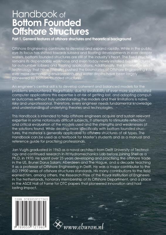 Achterkant van Part 1 general features of offshore structures and theoretical background
