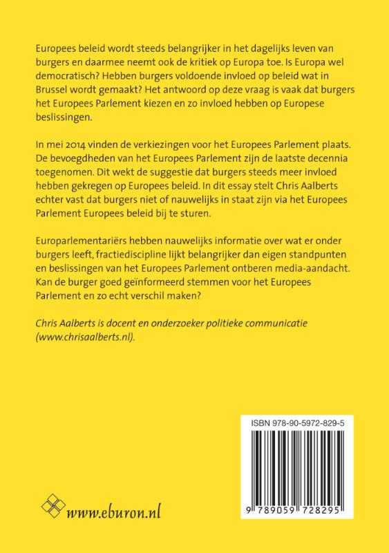 Achterkant van Kunnen burgers Europa van koers laten veranderen?
