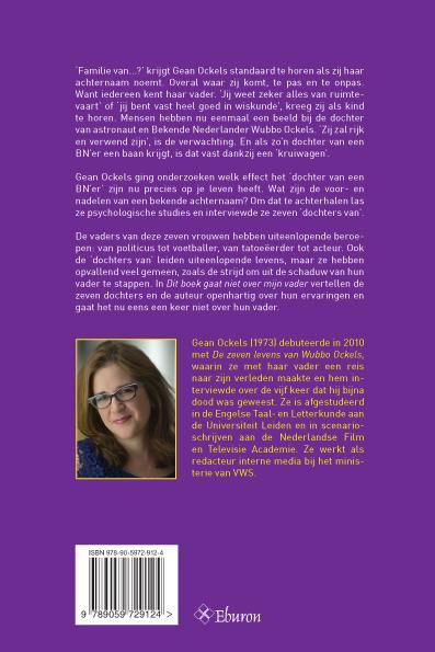 Achterkant van Dit boek gaat niet over mijn vader
