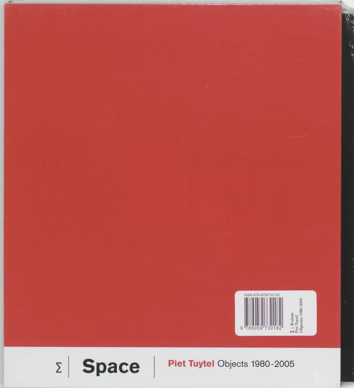 Achterkant van Piet Tuytel Ruimte 1980-2005