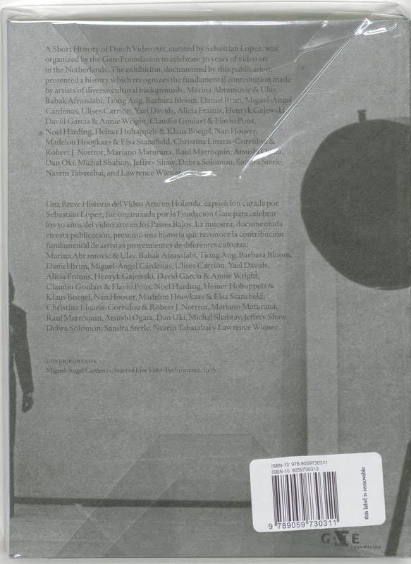 Achterkant van A Short History of Dutch Video Art