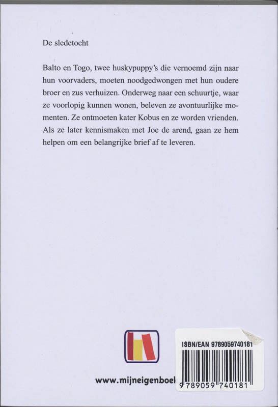 Achterkant van De sledetocht