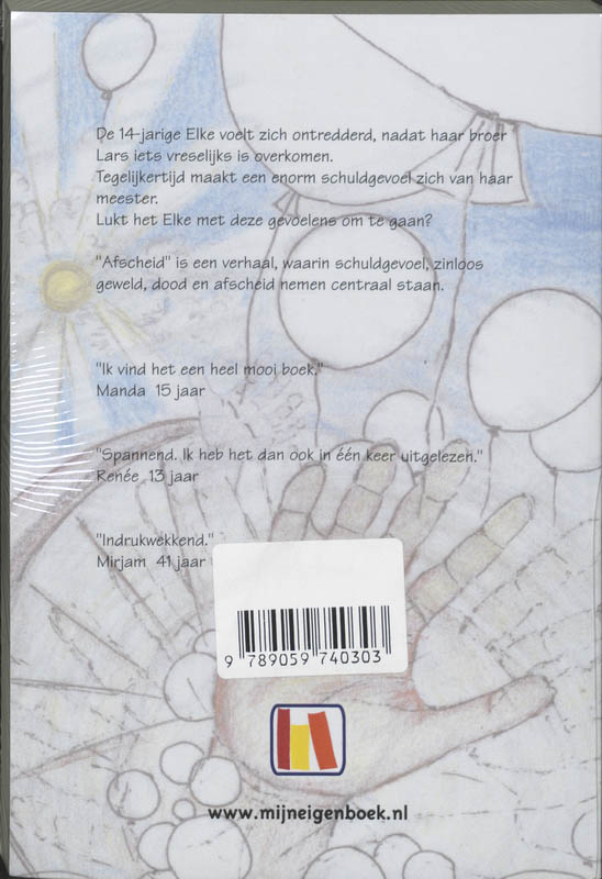 Achterkant van Afscheid