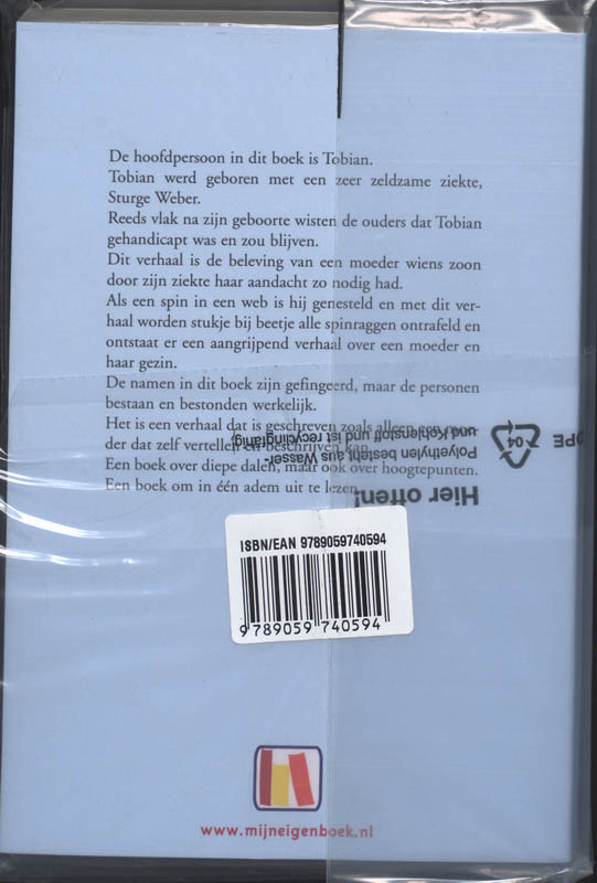 Achterkant van Bewaar je tranen voor later