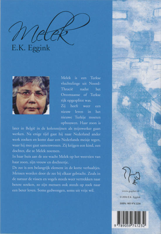 Achterkant van Melek