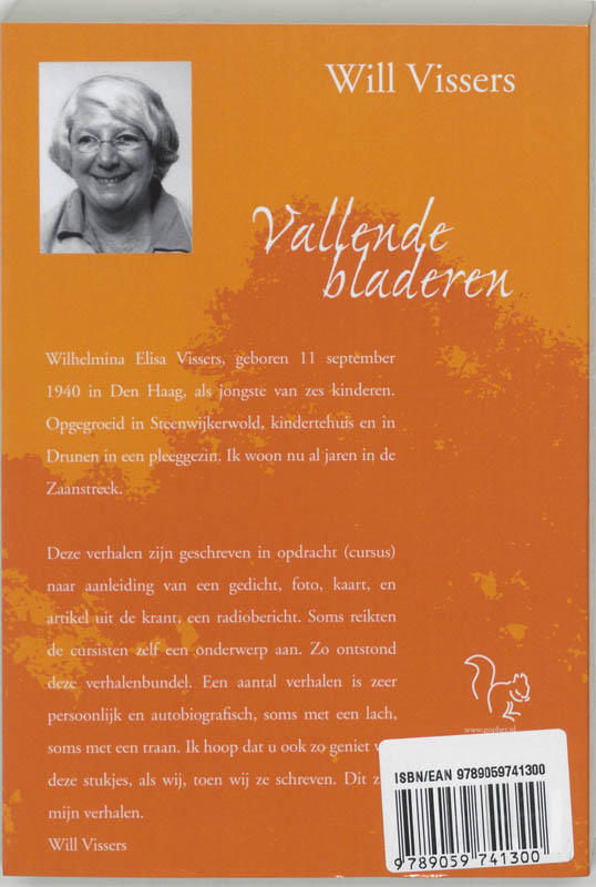 Achterkant van Vallende bladeren