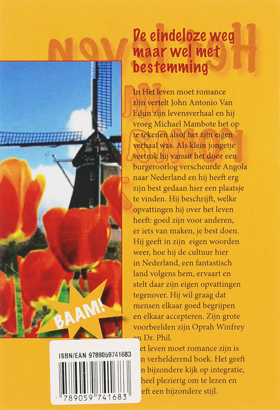 Achterkant van Het leven moet romance zijn