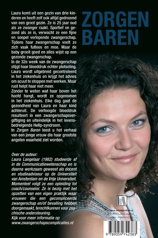 Achterkant van Zorgen baren