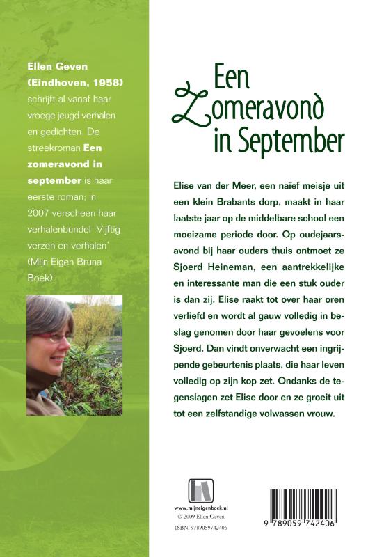 Achterkant van Een zomeravond in september