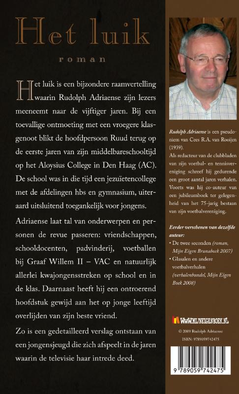 Achterkant van Het luik