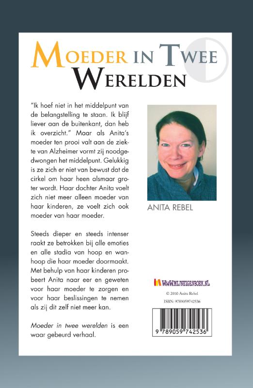 Achterkant van Moeder in twee werelden