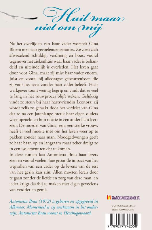 Achterkant van Huil maar niet om mij