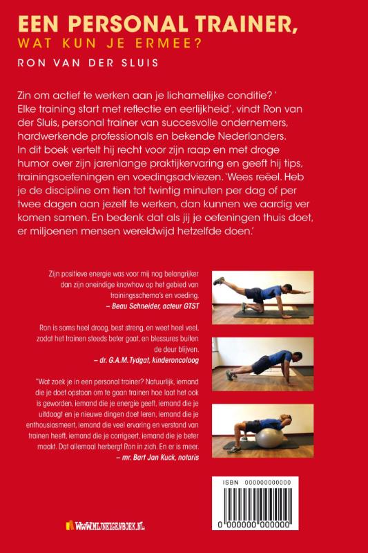 Achterkant van Een personal trainer, wat kun je ermee?