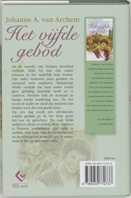 Achterkant van Het vijfde gebod
