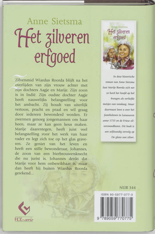 Achterkant van Het zilveren erfgoed