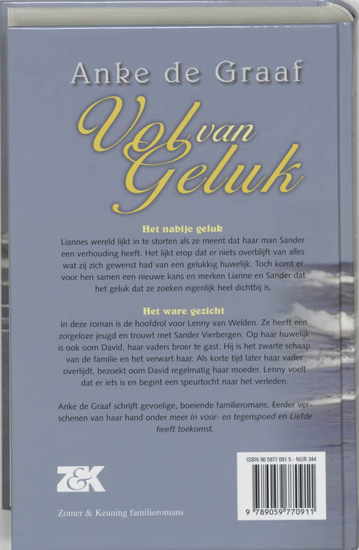 Achterkant van Vol van geluk