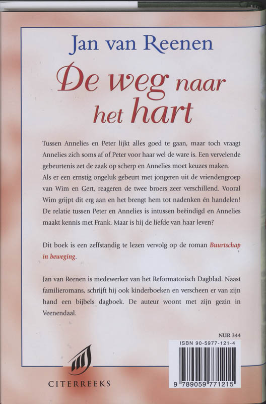 Achterkant van De weg naar het hart