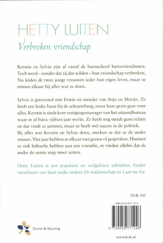 Achterkant van Verbroken vriendschap