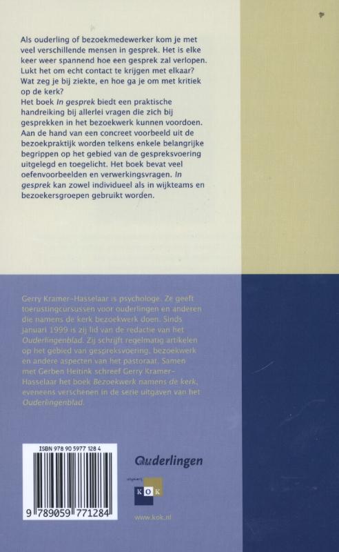 Achterkant van In gesprek