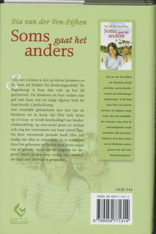 Achterkant van Soms gaat het anders