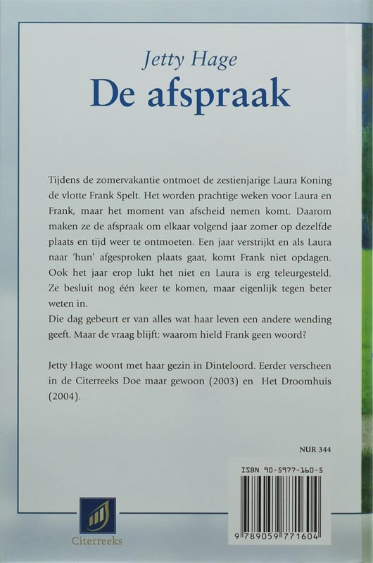 Achterkant van De Afspraak