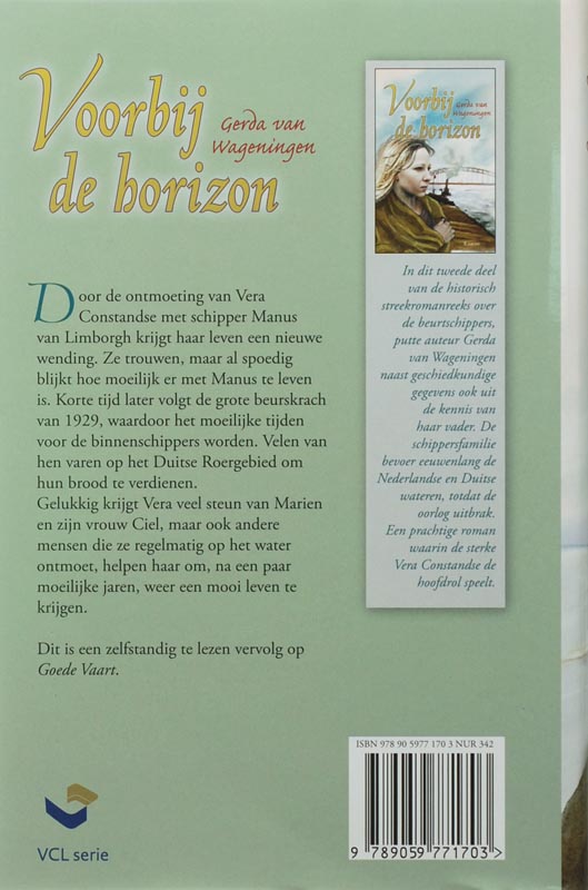 Achterkant van Voorbij de horizon