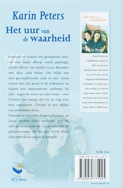 Achterkant van Het uur van de waarheid