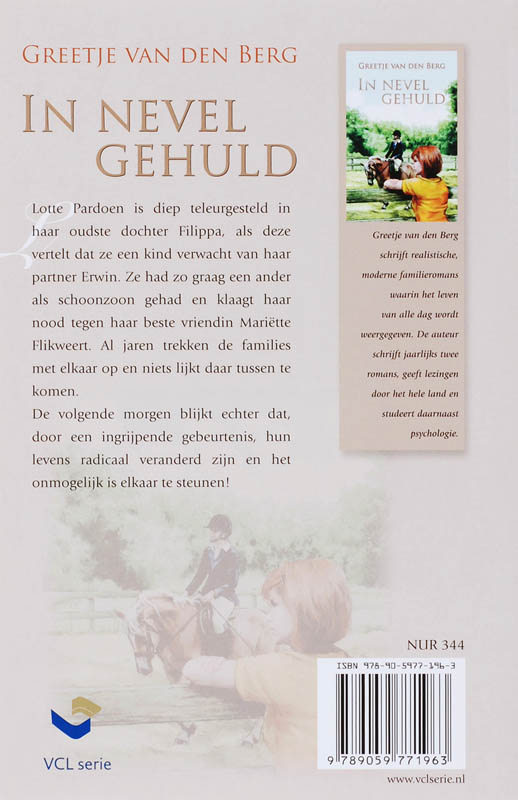 Achterkant van In nevel gehuld