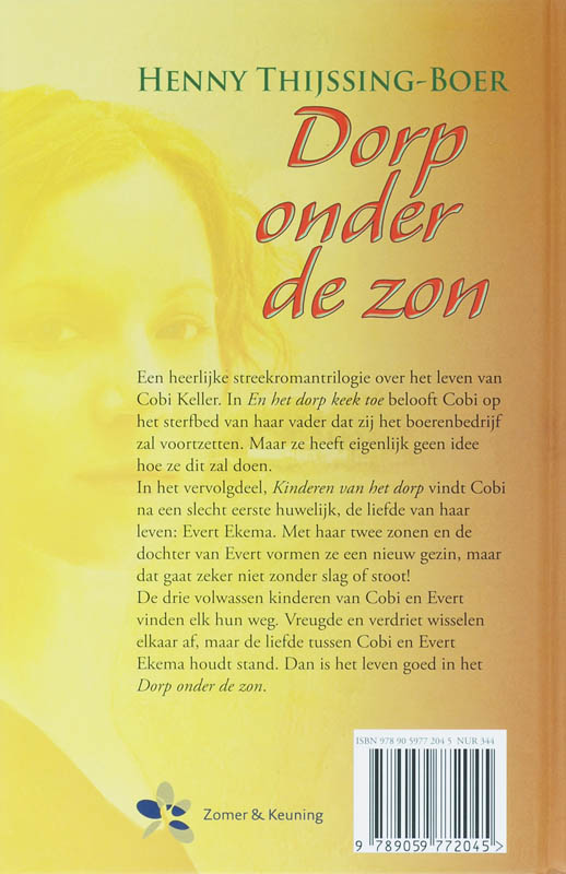 Achterkant van Dorp onder de zon