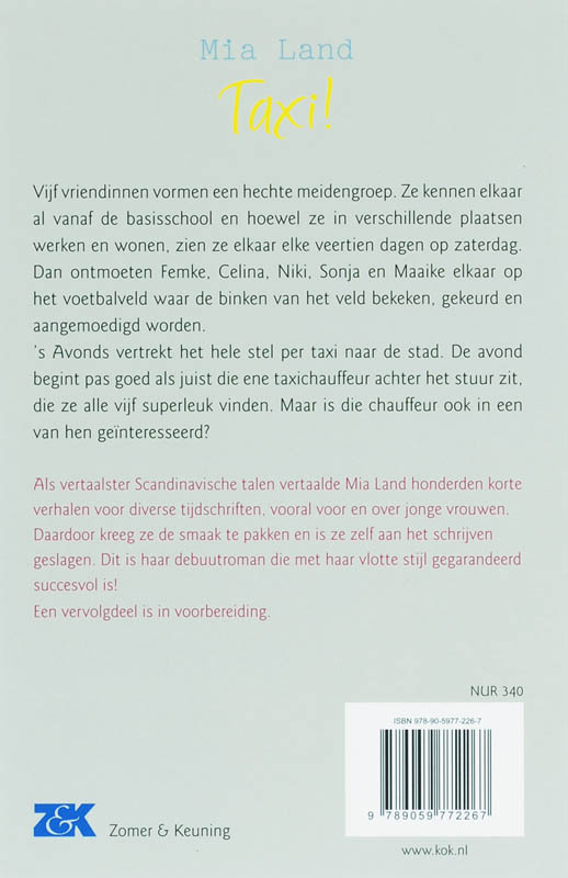 Achterkant van Taxi!