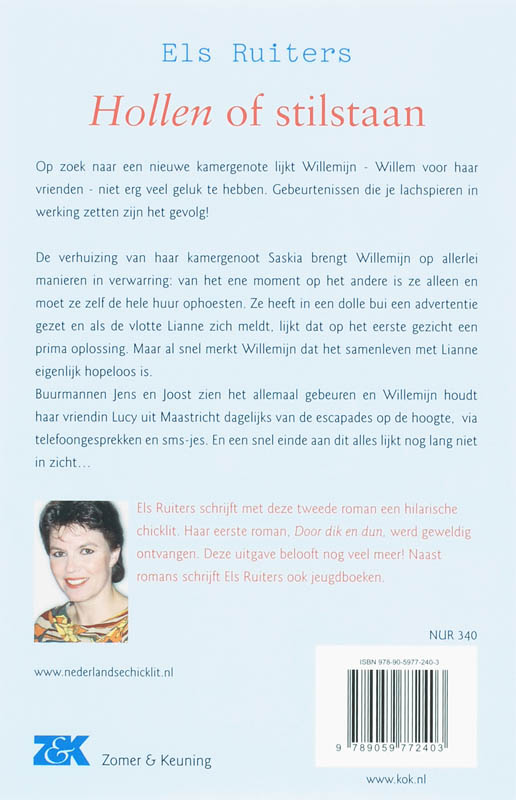Achterkant van Hollen of stilstaan